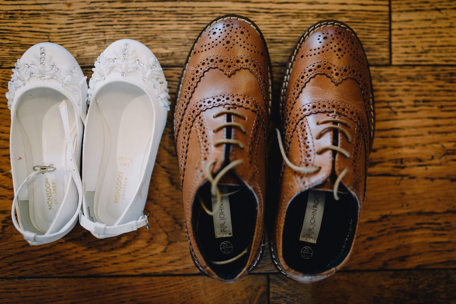 kids wedding shoes at the west mill venue in derby